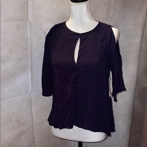 Design Lab Black 3/4 length sleeve Blouse
